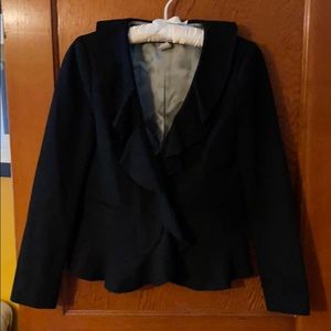 Black wool suit jacket jcrew.